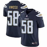 Nike Men & Women & Youth Chargers 58 Uchenna Nwosu Navy NFL Vapor Untouchable Limited Jersey,baseball caps,new era cap wholesale,wholesale hats